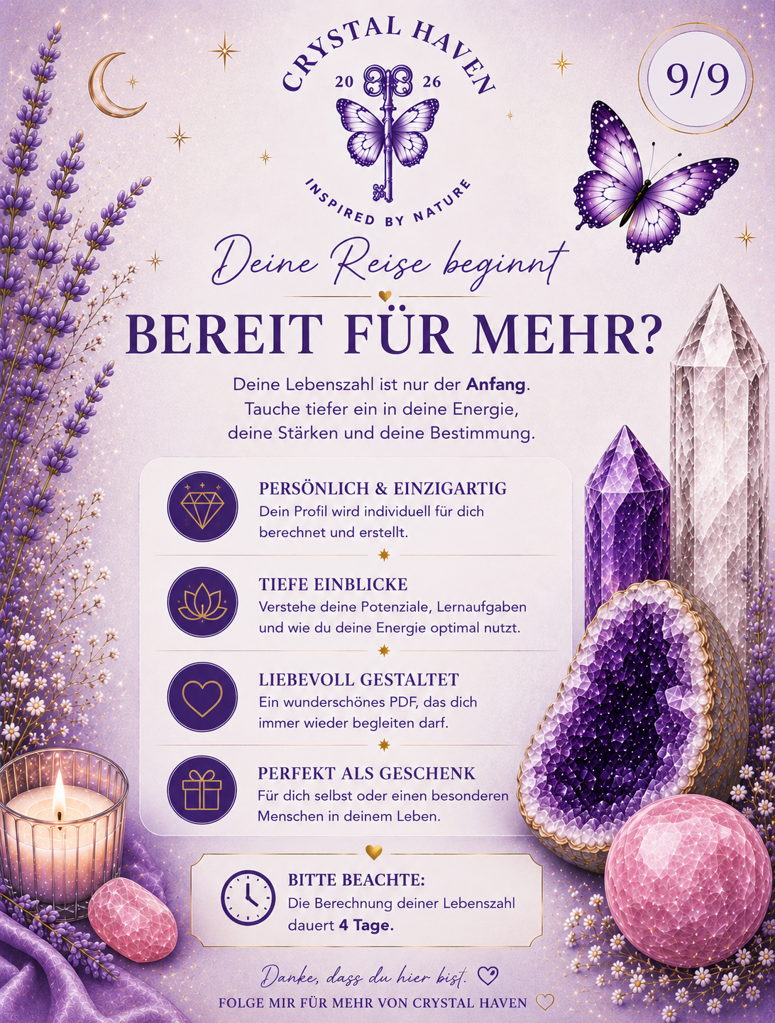 Numerologie-Auswertung – Individuell für dich erstellt
