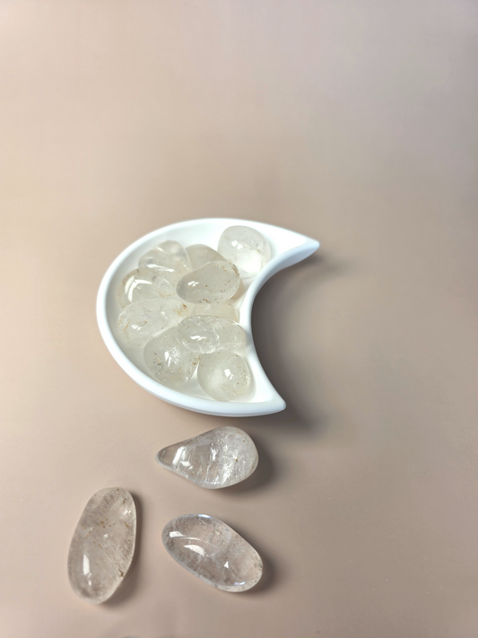  Natürlicher Bergkristall Trommelstein, 2,5–4 cm, Herkunft Brasilien – hohe Qualität, authentisch. Jetzt bei Crystal Haven entdecken.