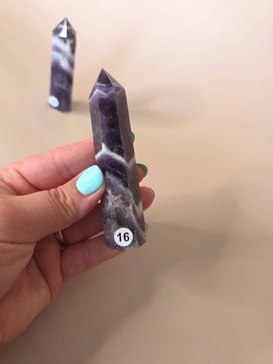 Chevron Amethyst klein