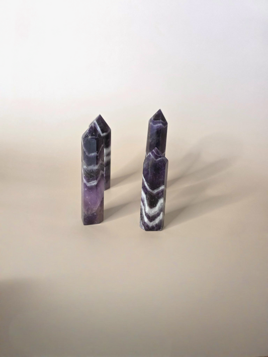 Chevron Amethyst klein